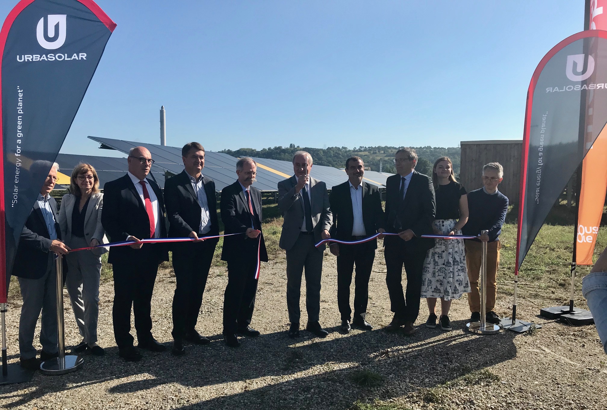 Inauguration de la centrale solaire de 15 MWc de ToulouseOncopole pv